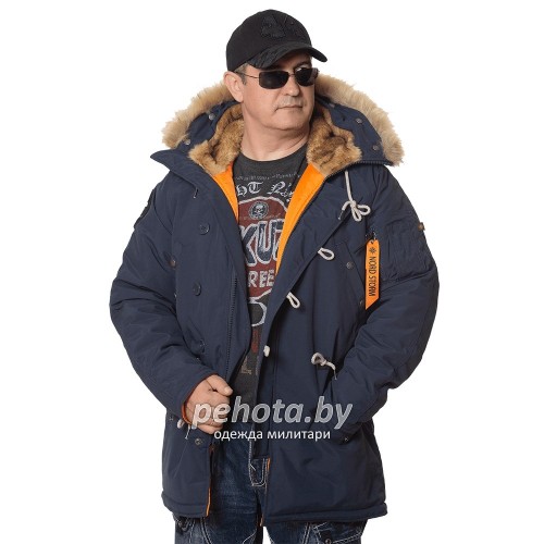 Куртка Аляска Apolloget OXFORD Rep.Blue/Orange | Nord Storm фото 9
