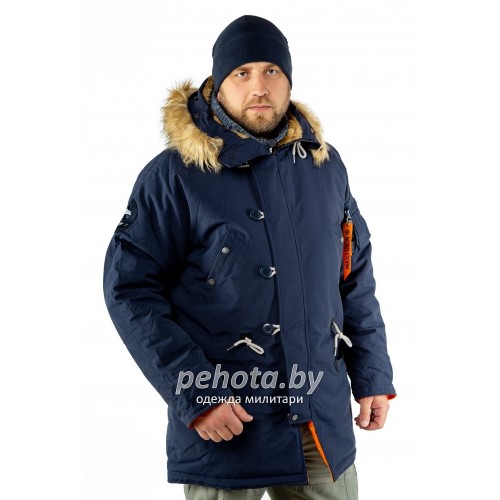 Куртка Аляска Apolloget OXFORD Rep.Blue/Orange | Nord Storm фото 6