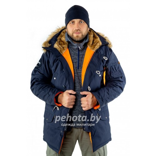 Куртка Аляска Apolloget OXFORD Rep.Blue/Orange | Nord Storm фото 7