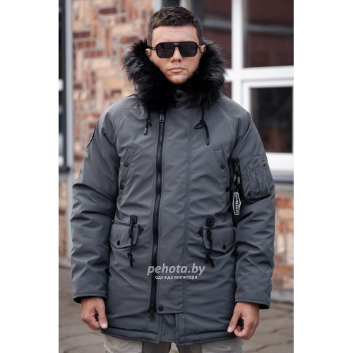 Куртка Аляска P-14 Grey | ARMY STROLL фото 2