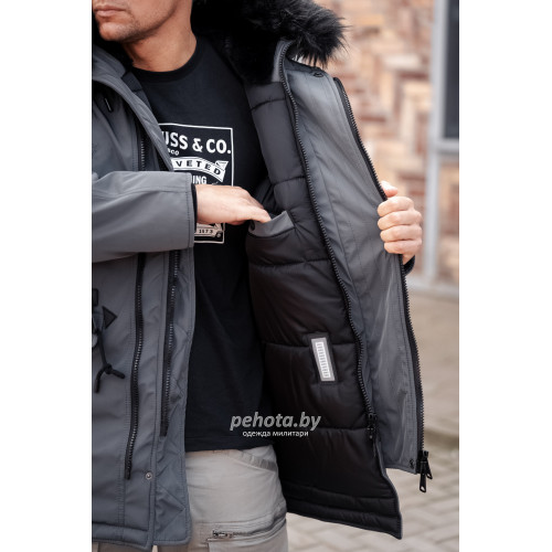 Куртка Аляска P-14 Grey | ARMY STROLL фото 8