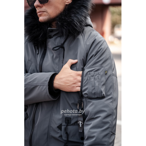 Куртка Аляска P-14 Grey | ARMY STROLL фото 10
