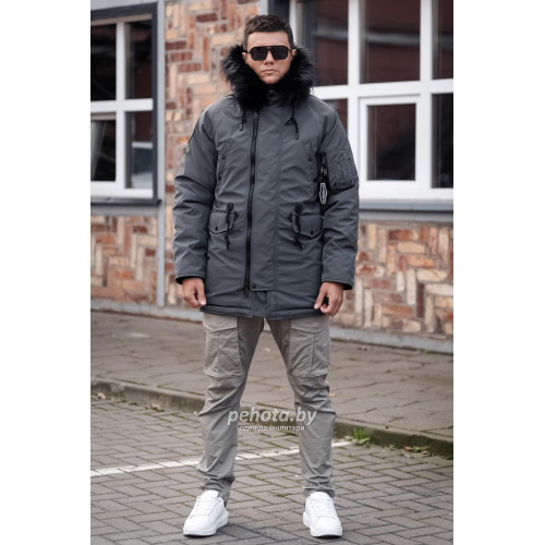 Куртка Аляска P-14 Grey | ARMY STROLL фото 4