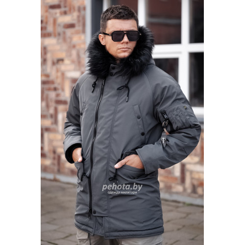Куртка Аляска P-14 Grey | ARMY STROLL фото 6