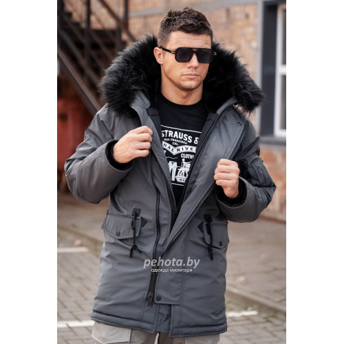 Куртка Аляска P-14 Grey | ARMY STROLL фото 7