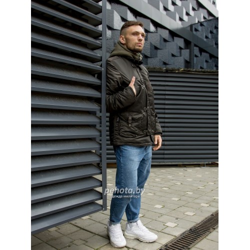 Куртка Аляска Ranger II Raven/Olive | Apolloget фото 4