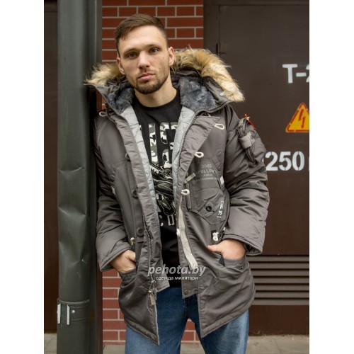 Куртка Аляска SAPPORO Asphalt / Gun Metal | Apolloget фото 3