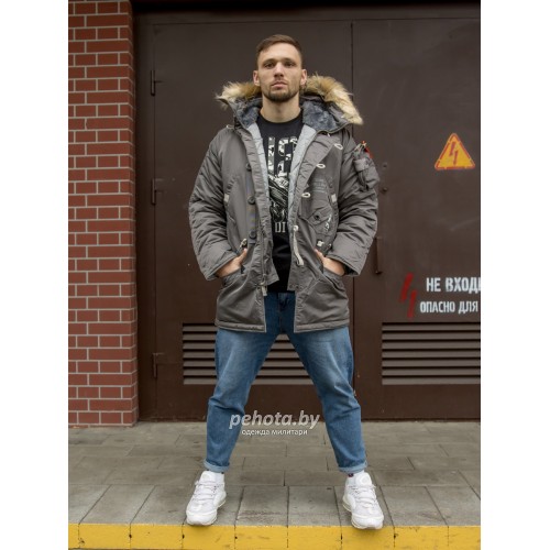 Куртка Аляска SAPPORO Asphalt / Gun Metal | Apolloget фото 4