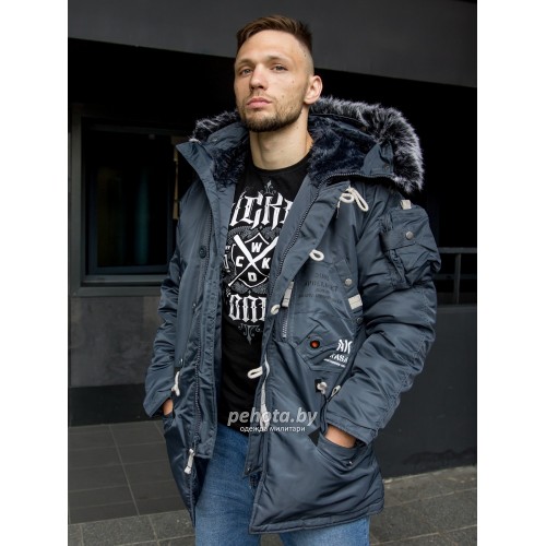 Куртка Аляска SAPPORO Steel Blue | Apolloget фото 2