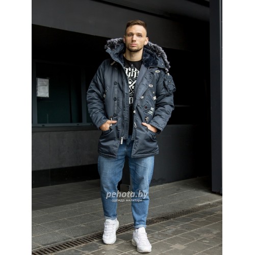 Куртка Аляска SAPPORO Steel Blue | Apolloget фото 3