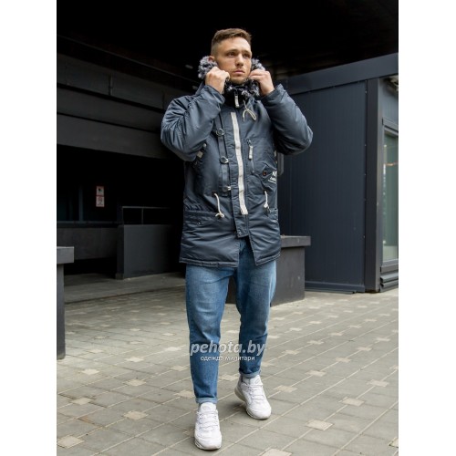 Куртка Аляска SAPPORO Steel Blue | Apolloget фото 5