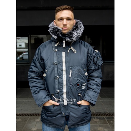 Куртка Аляска SAPPORO Steel Blue | Apolloget фото 4