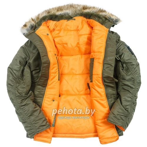 Куртка Аляска TIGHT HUSKY ll Capers/Orange | Apolloget фото 3