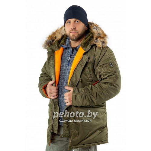 Куртка Аляска TIGHT HUSKY ll Capers/Orange | Apolloget фото 2