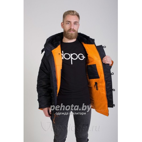 Куртка Аляска TIGHT HUSKY ll INK/ORANGE | Apolloget фото 8