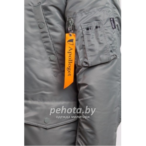 Куртка Аляска TIGHT HUSKY ll OLIVE/ORANGE | Apolloget фото 4