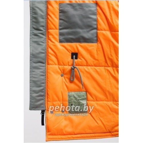 Куртка Аляска TIGHT HUSKY ll OLIVE/ORANGE | Apolloget фото 5