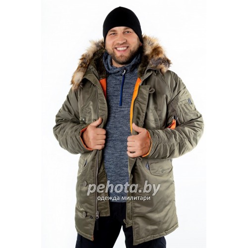 Куртка Аляска TIGHT HUSKY ll Rep.Grey/Orange | Apolloget фото 2