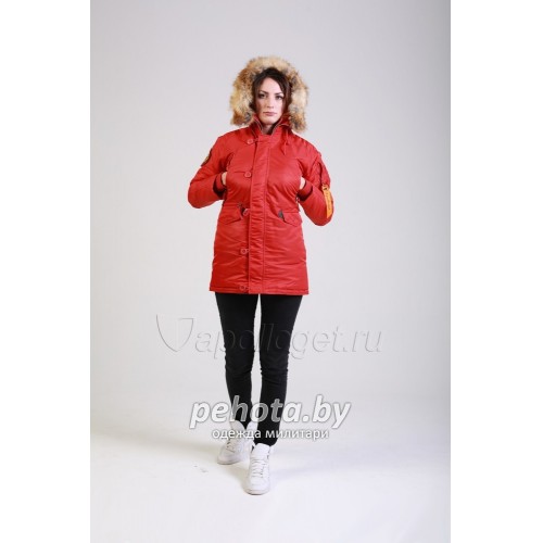 Куртка Аляска женская WMN Burgundy/ Red | Apolloget фото 7