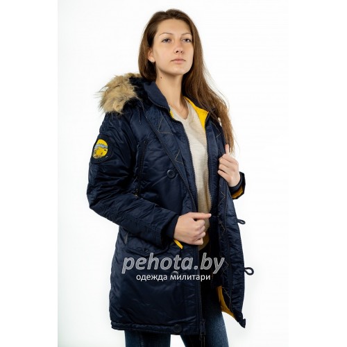Куртка Аляска женская WMN Rep.Blue/Yellow | Apolloget фото 3