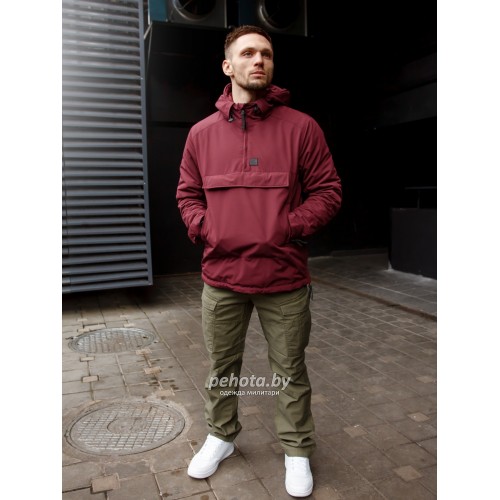 Куртка-Анорак Hopwood 2209 Burgundy | Vintage Industries фото 3