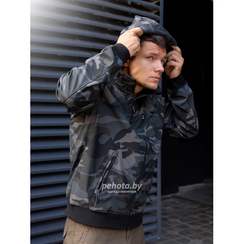 Куртка Ashore softshell 30102 Dark camo | Vintage Industries фото 6