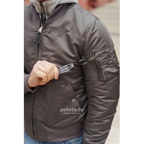 Куртка бомбер D-tec SP-04 Grey | Army Stroll фото 6