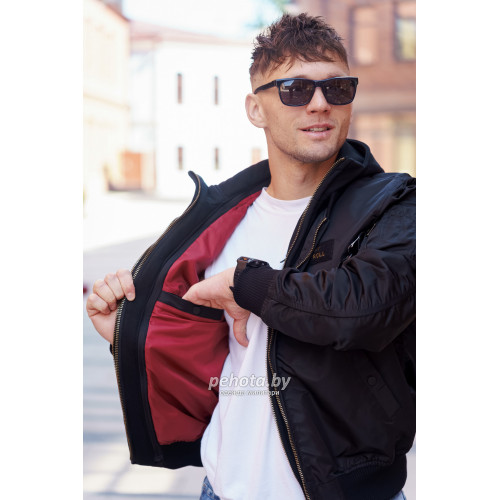 Куртка бомбер D-tec SP-04 light Black | Army Stroll фото 6