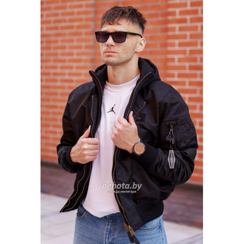 Куртка бомбер D-tec SP-04 light Black | Army Stroll фото 3