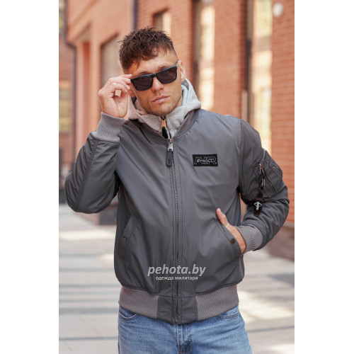 Куртка бомбер D-tec SP-04 Silver Grey | Army Stroll фото 1