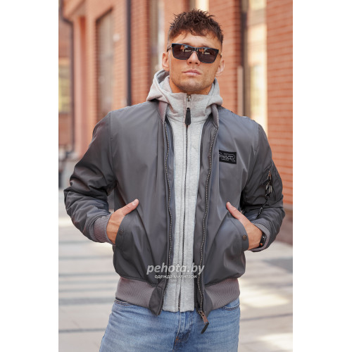 Куртка бомбер D-tec SP-04 Silver Grey | Army Stroll фото 2