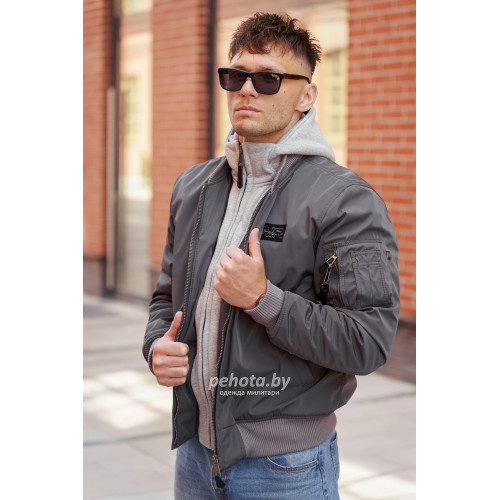 Куртка бомбер D-tec SP-04 Silver Grey | Army Stroll фото 16