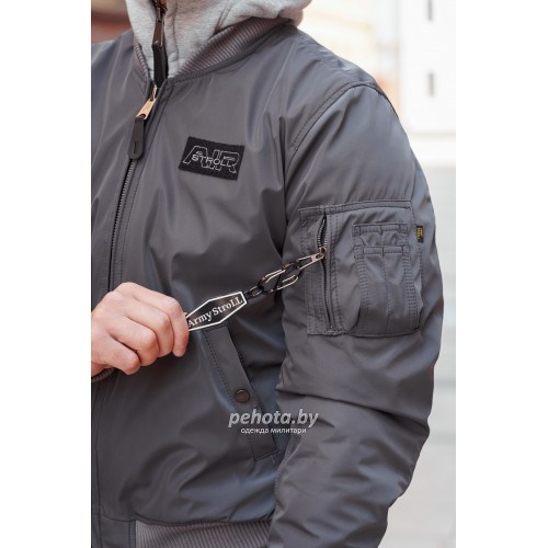 Куртка бомбер D-tec SP-04 Silver Grey | Army Stroll фото 6