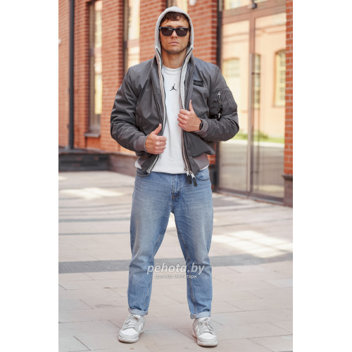 Куртка бомбер D-tec SP-04 Silver Grey | Army Stroll фото 18