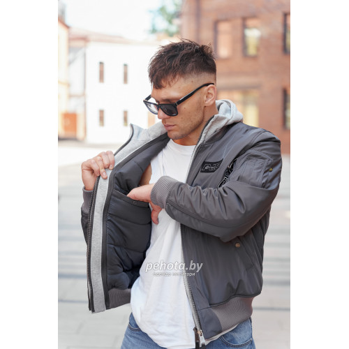 Куртка бомбер D-tec SP-04 Silver Grey | Army Stroll фото 7