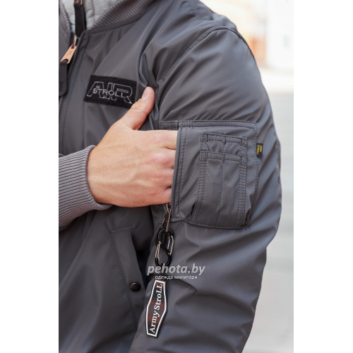Куртка бомбер D-tec SP-04 Silver Grey | Army Stroll фото 5