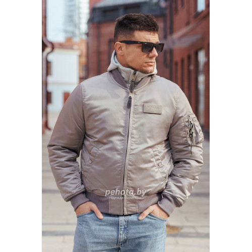 Куртка бомбер D-tec SP-04 светло-серый | Army Stroll фото 3