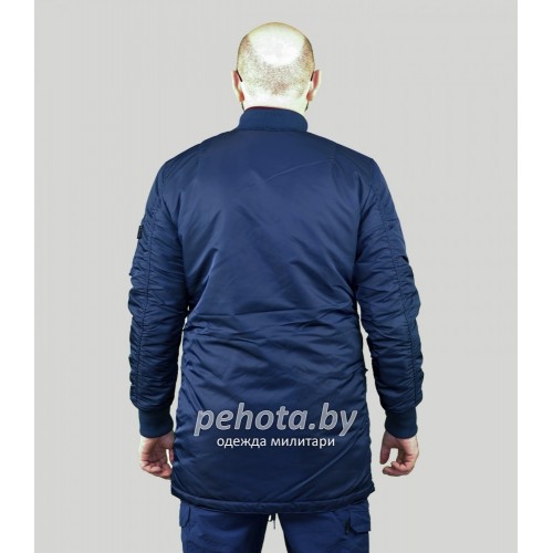 Куртка Bomber Long B-17 Rep.Blue / Orange | Apolloget фото 3