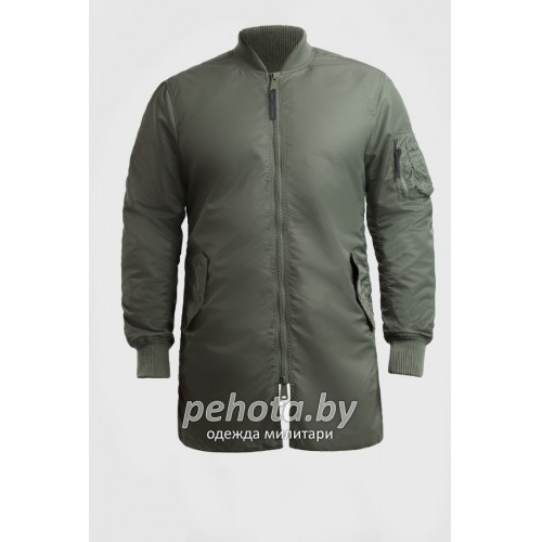 Куртка Bomber Long легкая B-17 Sage Green | Apolloget фото 5