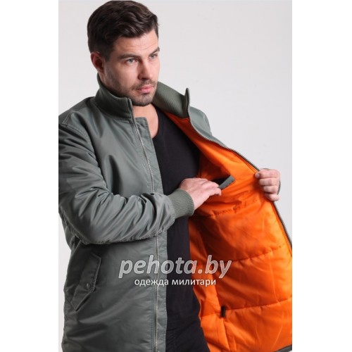 Куртка Bomber Long Turbo B-17 Olive | Apolloget фото 5