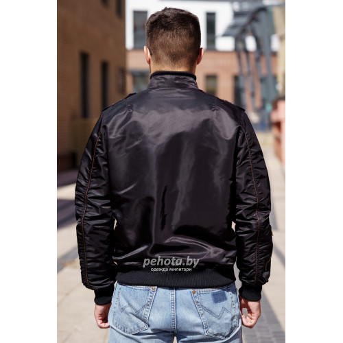 Куртка бомбер PE-16 Black | Army Stroll фото 2