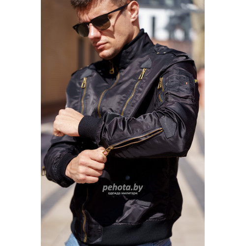 Куртка бомбер PE-16 Black | Army Stroll фото 7