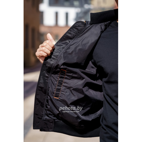 Куртка бомбер PE-16 Black | Army Stroll фото 3