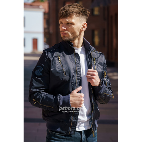 Куртка бомбер PE-16 Navy | Army Stroll фото 11