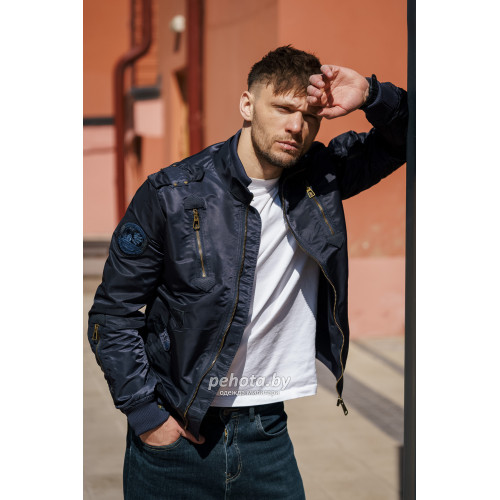Куртка бомбер PE-16 Navy | Army Stroll фото 14