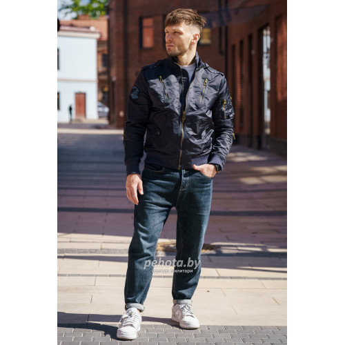 Куртка бомбер PE-16 Navy | Army Stroll фото 15
