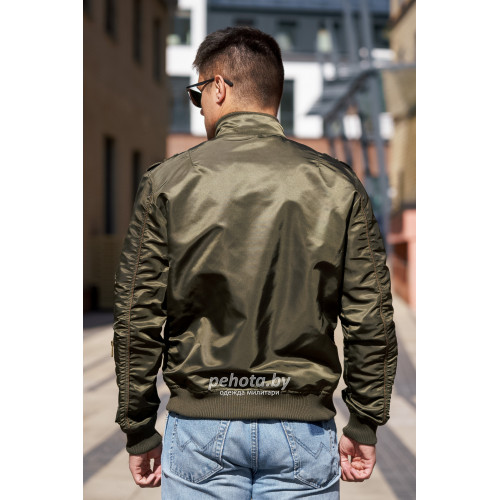 Куртка бомбер PE-16 Olive | Army Stroll фото 2