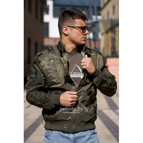 Куртка бомбер PE-16 Olive | Army Stroll фото 10