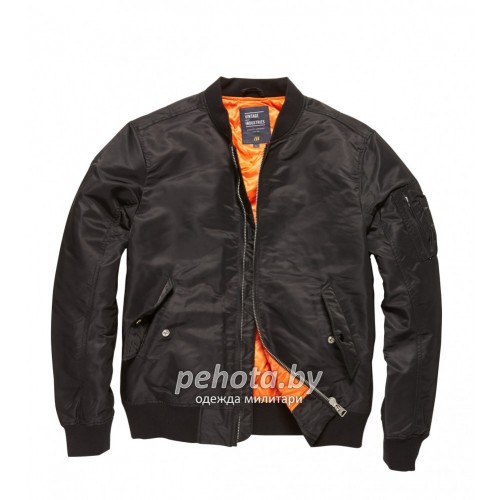 Куртка Бомбер Welder 2101 Black | Vintage Industries фото 1