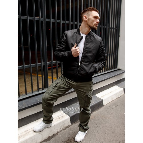 Куртка Бомбер Welder 2101 Black | Vintage Industries фото 2